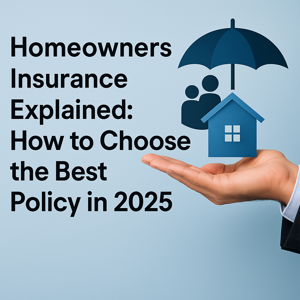 Homeowners Insurance Explained: How to Choose the Best Policy in 2025
