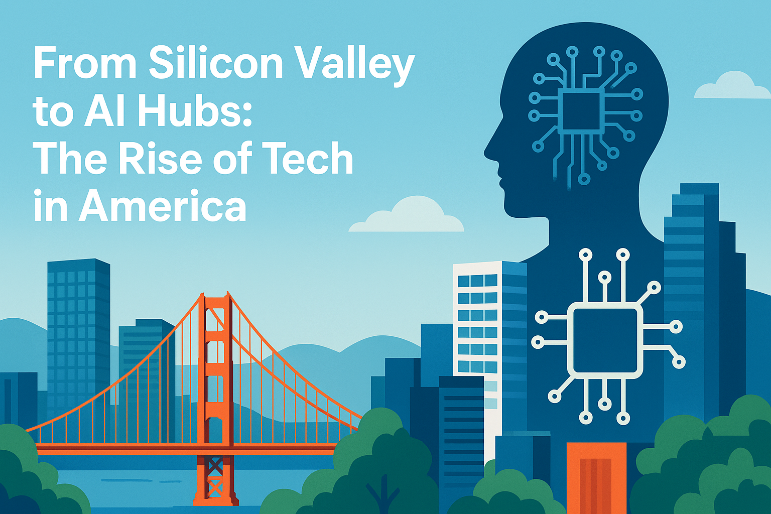 From Silicon Valley to AI Hubs: The Rise of Tech in America