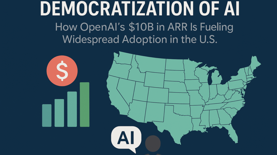 Democratization of AI: How OpenAI’s $10B in ARR Is Fueling Widespread Adoption in the U.S.
